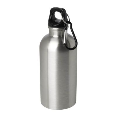 Bouteille d'eau en aluminium avec mousqueton - 400 ml