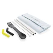 Set de pailles (2 pcs) et couverts