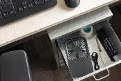 Ventilateur de bureau en plastique recyclé