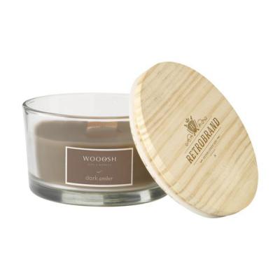 Bougie parfumée avec mèche en bois