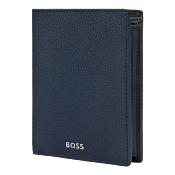 Porte-cartes Flap avec porte-monnaie Classic Grained Black