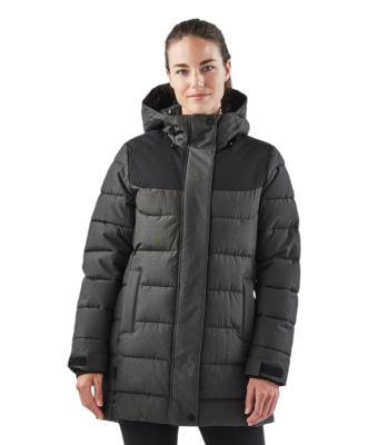 Parka matelassée avec capuche pour Femme