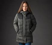 Parka matelassée avec capuche pour Femme