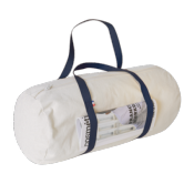 Sac polochon avec tissage en coton