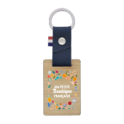 Porte-clés en matière végétale et bambou