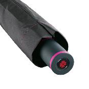 Parapluie de poche noir en toile recyclée