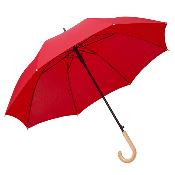 Parapluie de golf avec poignée canne en bois