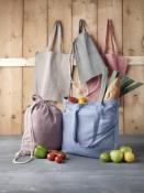 Sac shopping recyclé avec soufflet - 210 g