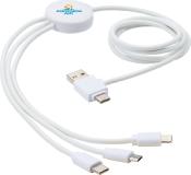 Câble de charge 5-en-1 avec additif antibactérien