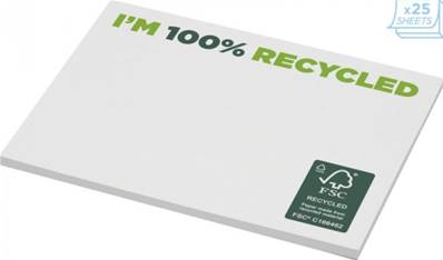 Mémos autocollants recyclés 100 x 75 mm