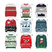 Pull de Noël tricoté sur-mesure