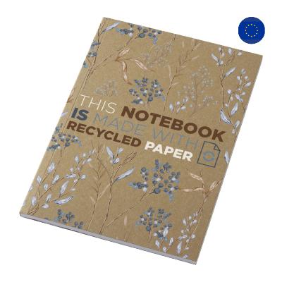 Carnet A5 recyclé à couverture souple - 50 feuilles