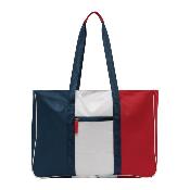 Sac de plage bleu/blanc/rouge