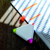 Surligneur en ABS de forme triangulaire
