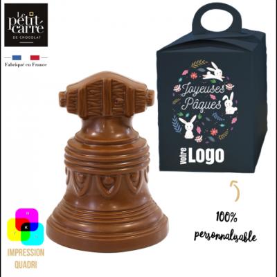Moulage cloche en chocolat 