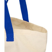 Sac shopping pliable 12 L en coton recyclé GRS - 140 g/m2
