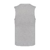 Pull sans manches à col V - Homme