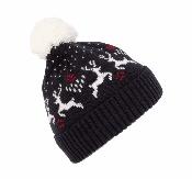 Bonnet de Noël motifs rennes