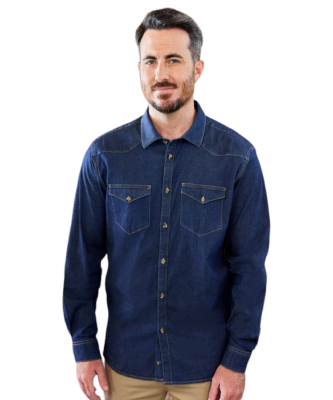 Chemise en denim pour Homme