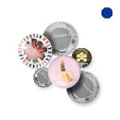 Badge rond avec pingle - Made in Europe