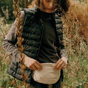 Sac Banane en toile recyclée non teintée