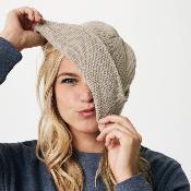 Bonnet acrylique avec revers