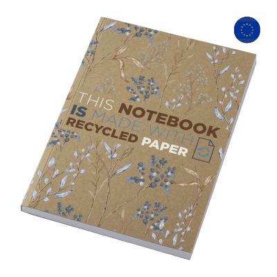 Carnet A5 recyclé à couverture souple - 100 feuilles