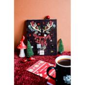 Calendrier personnalisé grand format avec billes de chocolat