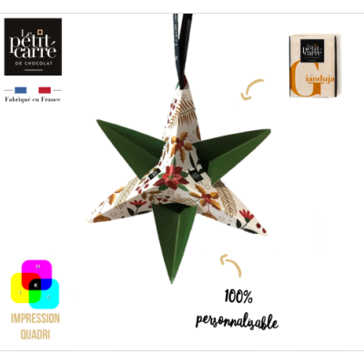 Etoile de Noël personnalisée