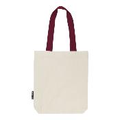 Sac shopping anses contrastées
