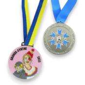 Médaille en métal et émail - Sur-mesure
