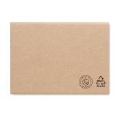 Bloc-notes adhésif en papier recyclé
