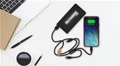 Batterie de secours/Powerbank ultra fin en ABS recyclé