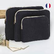Housse d'ordinateur en lin lavé - 255 g