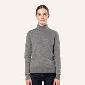 Pull Mérinos à col roulé - Femme