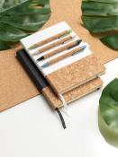 Stylo bille en liège et paille de blé