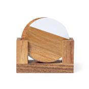 Set Sous-Verre en bois Derrol