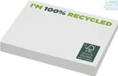 Mémos autocollants recyclés 100 x 75 mm