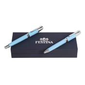 Parure Classicals Chrome Green (stylo bille & stylo plume)