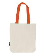 Sac shopping anses contrastées