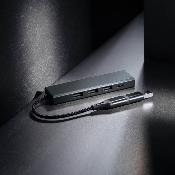 Hub en aluminium recyclé à 3 ports USB