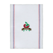 Torchon avec bandes tricolores - 100% coton