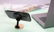 Support téléphone en bambou et plastique RCS