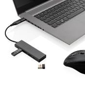 Hub en aluminium recyclé à 3 ports USB