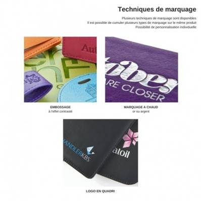 Porte-Cartes Horizontal en PU ou RPET