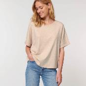 T-shirt à manches retroussées - Femme