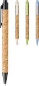 Stylo bille en liège et paille de blé
