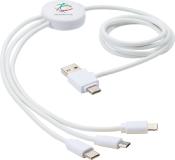 Câble de charge 5-en-1 avec additif antibactérien