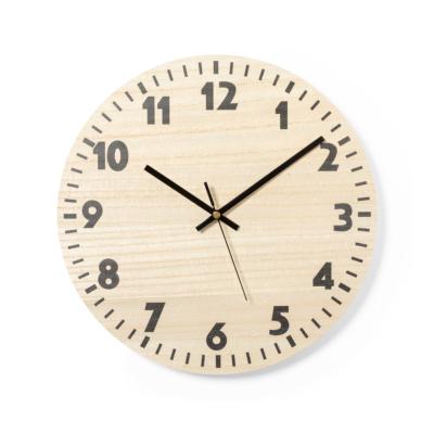 Horloge murale en bois