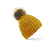 Bonnet épais avec pompon amovible